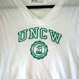 UNCW Medium White T-Shirt